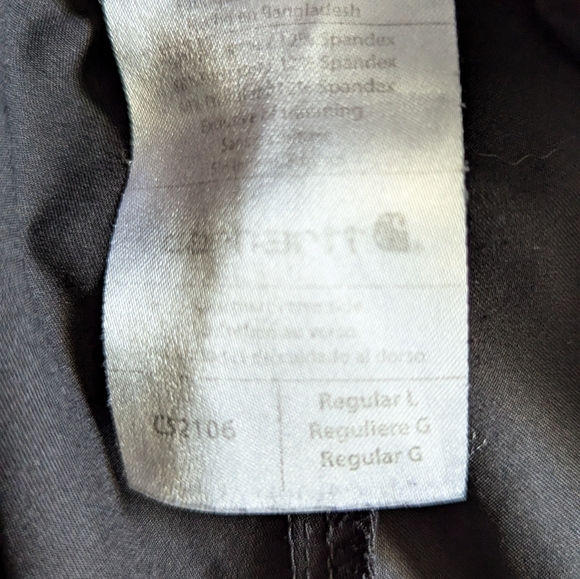 Large Black Carhartt Scrub Set- includes top and pants - Picture 3 of 8